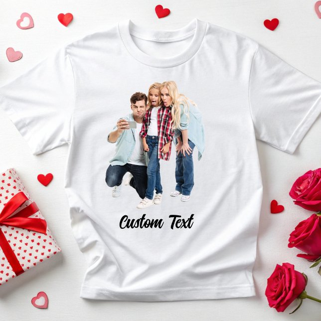 Custom Photo Family Birthday Image Make Your Own T-Shirt (Creator Uploaded)