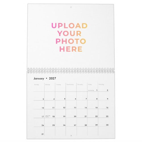 Custom Photo, Family &amp; Business Wall Calendar