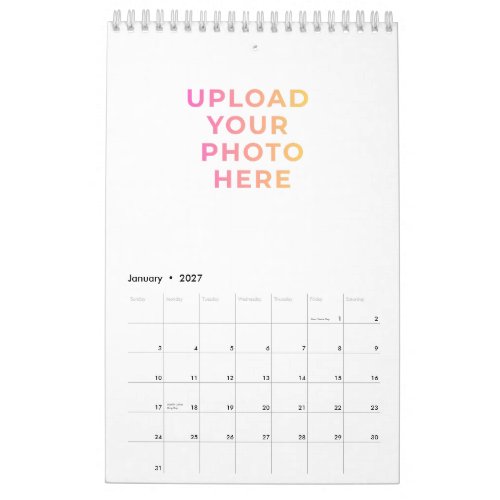 Custom Photo, Family &amp; Business Wall Calendar