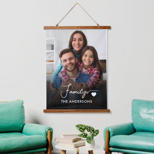 Custom Photo Family  Hanging Tapestry