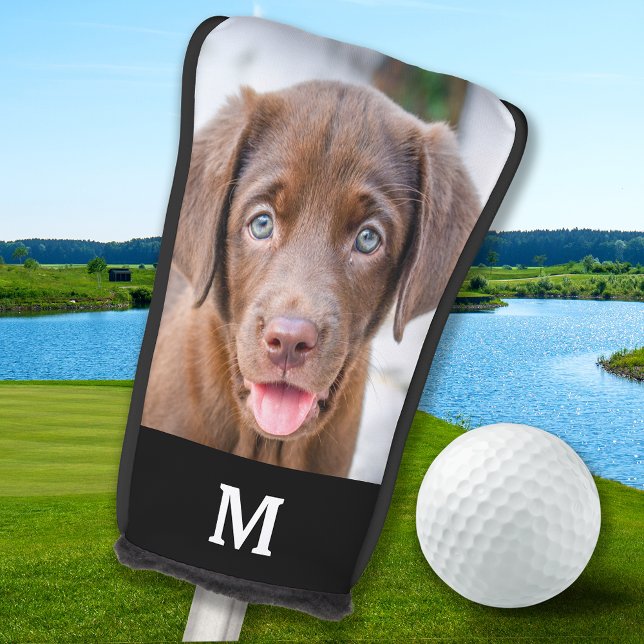Custom Photo Family Pet Dog Personalized Monogram Golf Head Cover (Creator Uploaded)