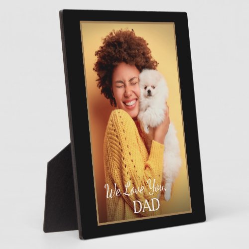 Custom Photo Family Pet Love Personalize  Plaque