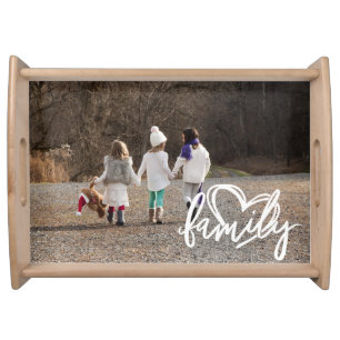 Custom Photo Family Serving Tray