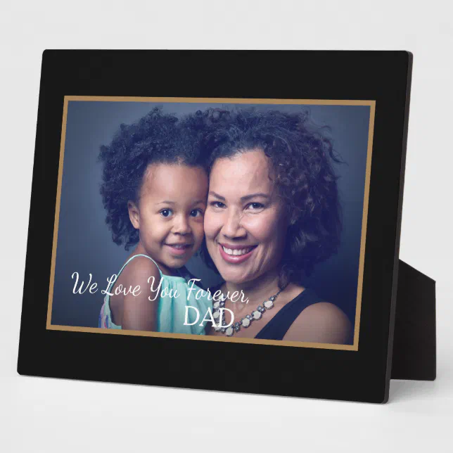 Custom Photo Father Dad Daughters Personalize Plaque | Zazzle