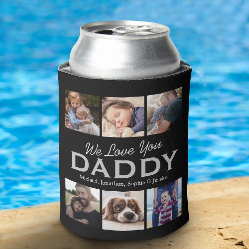 Custom Photo Fathers Day Can Cooler