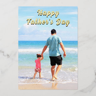 Custom Photo Father's Day Card Personalized