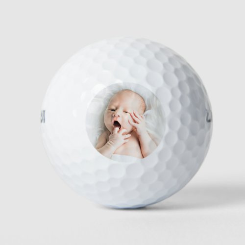 Custom Photo Fathers Day Golf Balls