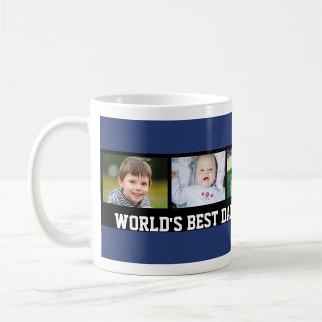 Custom Photo Father's Day mug (Left)