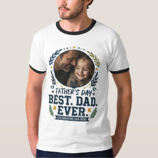 Custom Photo Father's Day T-Shirt | Best Dad Ever
