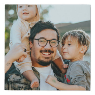 Custom Photo Faux Canvas Print