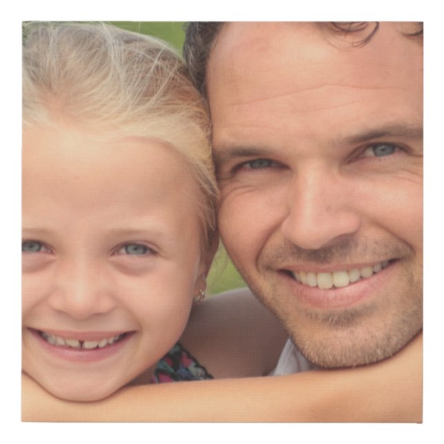 custom photo faux canvas print (Front)