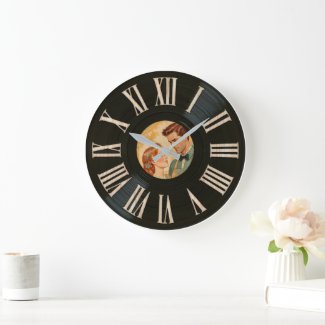 Custom Photo Faux Classic Retro Vinyl Record