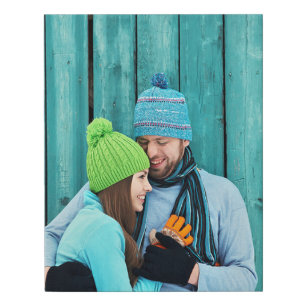 Custom Photo   Faux Wrapped Canvas Print