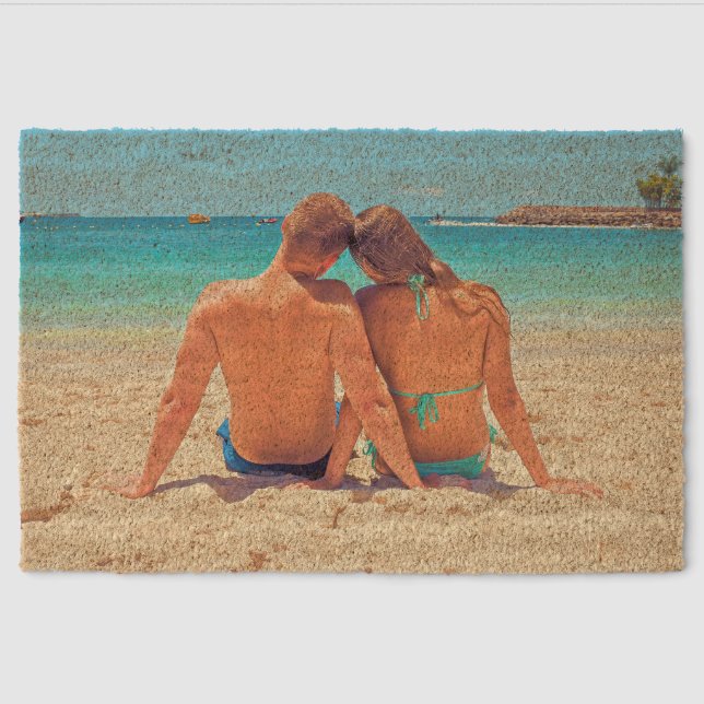 Custom Photo Fiber Doormat (Front)