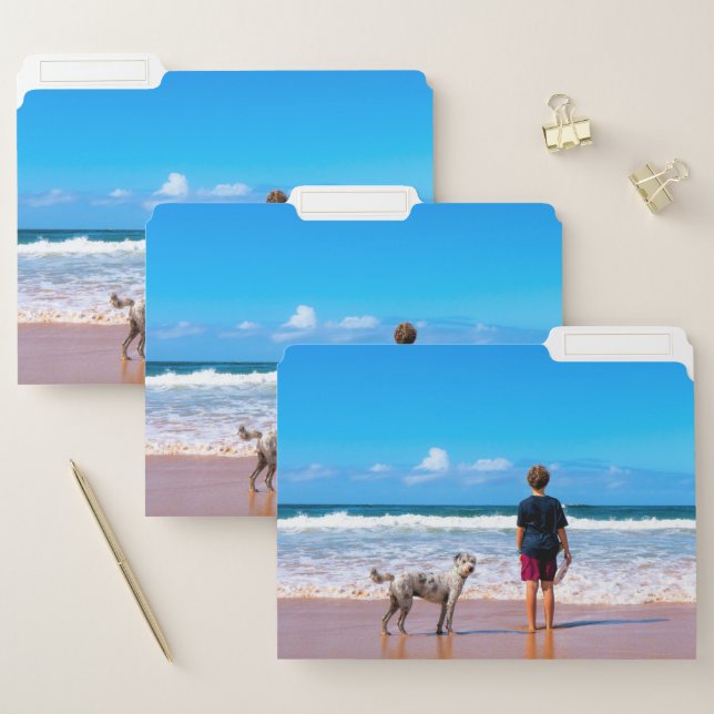 Custom Photo File Folder with Your Photos (Set)