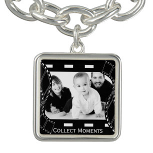 Custom Photo Film Reel Charm Bracelet