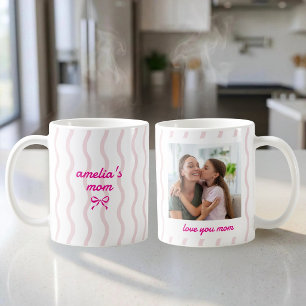 Custom Photo First Time Mom Gifts New Mom Grandma Coffee Mug