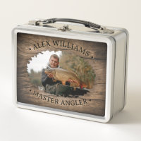 Custom Photo Fishing Box, Fisherman Gift for Dad