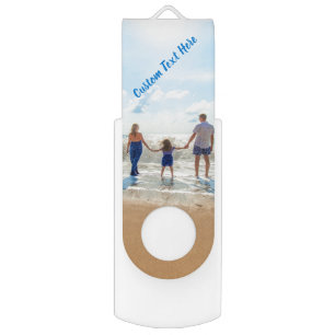Custom Photo Flash Drive Gift Your Photos and Text