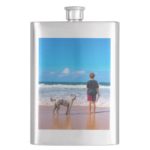 Custom Photo Flask Gift with Your Photos Design