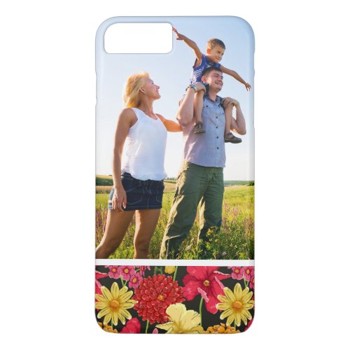 Custom Photo Floral wallpaper in watercolor style iPhone 8 Plus7 Plus Case