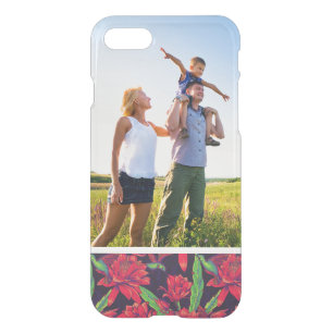 Custom Photo Flowers And Hummingbirds iPhone SE/8/7 Case