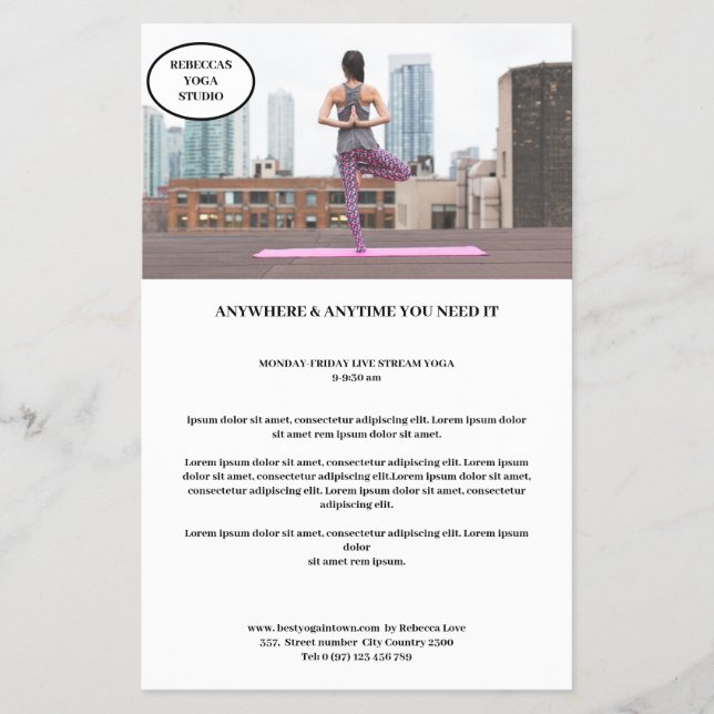 Custom Photo Flyer (Front)