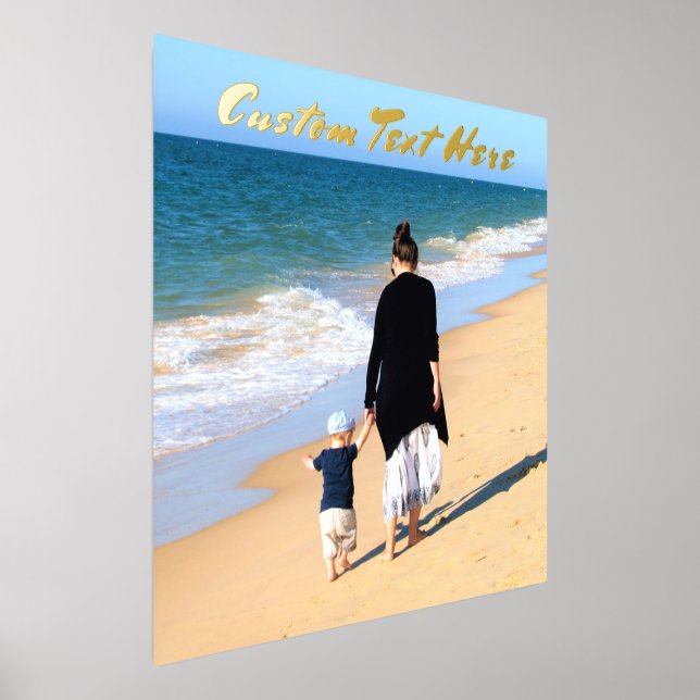 Custom Photo Foil Prints Your Photos and Text (Laydown)