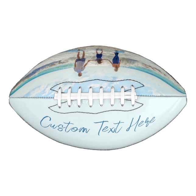 Custom Photo Football Gift Your Photos and Text (Front)