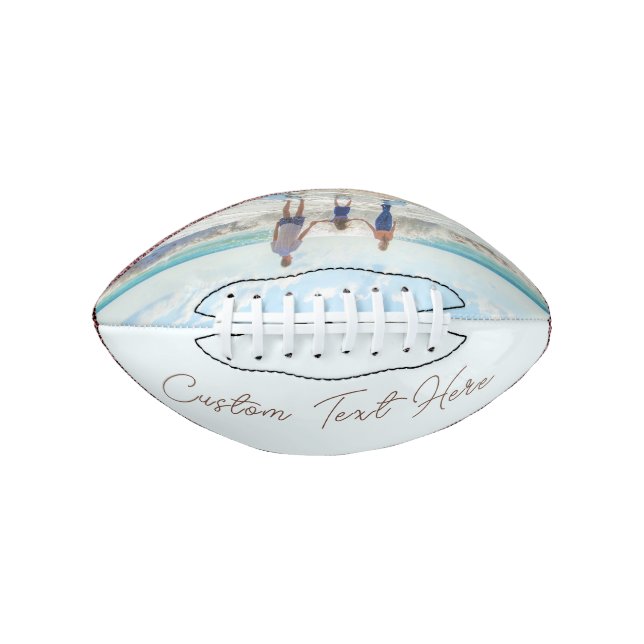 Custom Photo Football Gift Your Photos and Text (Front)