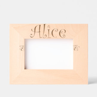 Custom photo frame Alice / Custom frame Engraved Frames