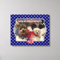 Custom Photo Frame USA American Flag Patriotic Fun