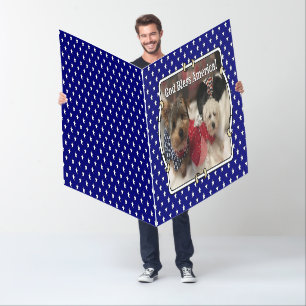 Custom Photo Frame USA American Flag Patriotic Fun Card