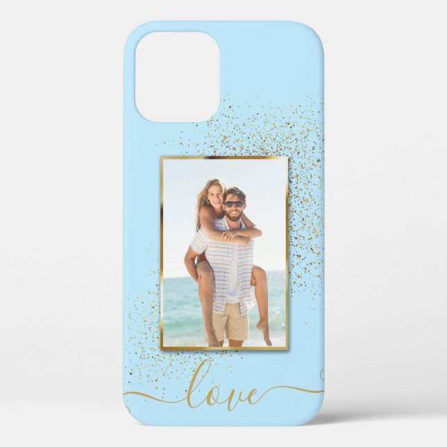 Custom Photo Framed Personalized Name Case-Mate iPhone Case (Back)