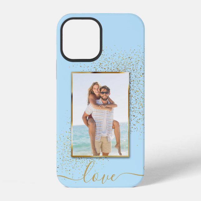 Custom Photo Framed Personalized Name Iphone Case (Back)
