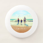 Custom Photo Frisbee Your Photos And Text at Zazzle