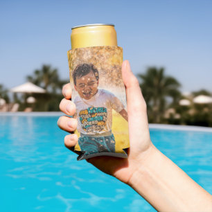 Custom Photo Front Back Double Sided Seltzer Can Cooler