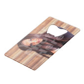 Custom Photo Full-Color Personalized Credit Card Bottle Opener (Front Angled)