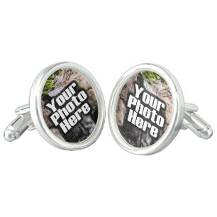 Custom Photo Full-Color Personalized Cuff Links