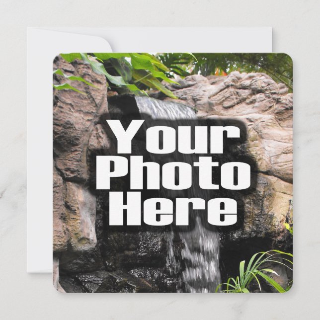 Custom Photo Full-Color Personalized Invitation (Front)