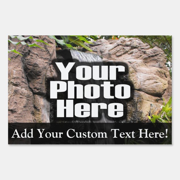 Custom Photo Full-Color Yard Sign