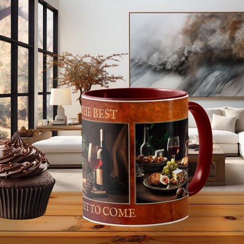 Custom Photo Fun Wine Theme  Mug