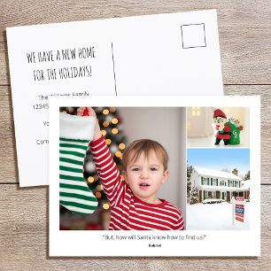 Custom Photo Funny Family Quotes New Home Holidays Postcard
