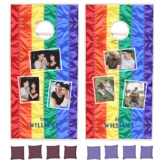 Custom photo gay rainbow flag LGBTQ photo collage 