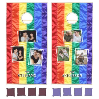 Custom photo gay rainbow flag LGBTQ photo collage 