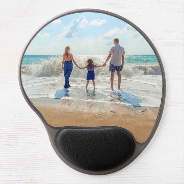 Custom Photo Gel Mouse Pad Your Own Design Gift (Front)