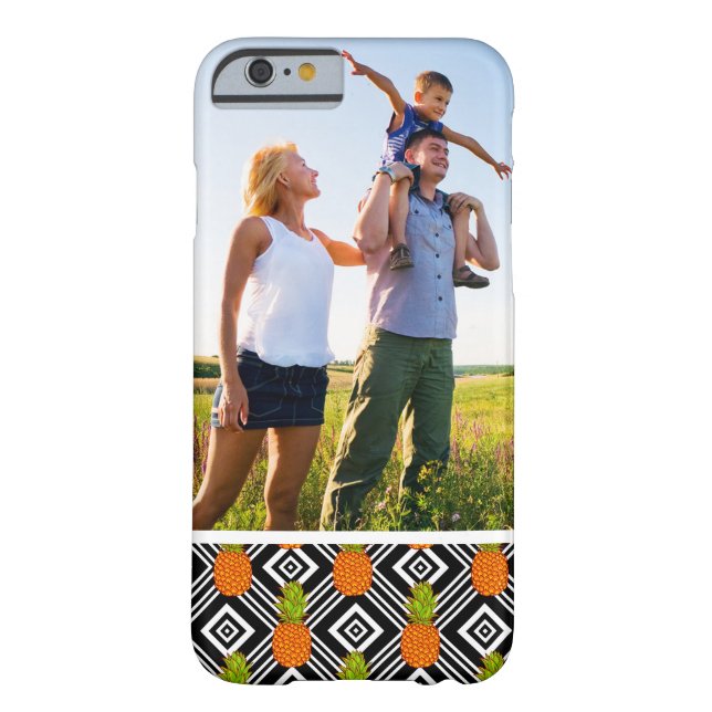 Custom Photo Geometric Pineapples Case-Mate iPhone Case (Back)