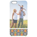 Custom Photo Geometric Pineapples Clear iPhone 6 Plus Case