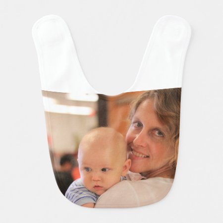 Custom Photo Gift: Baby Bib For Eating