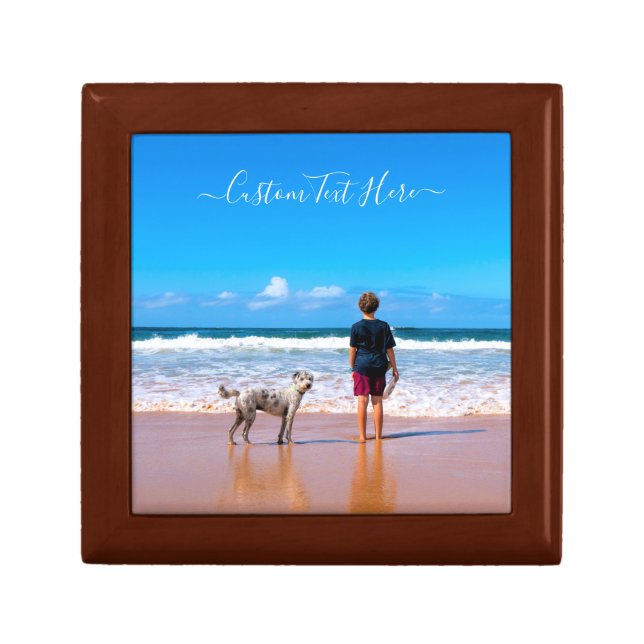 Custom Photo Gift Box with Your Photos and Text (Front)